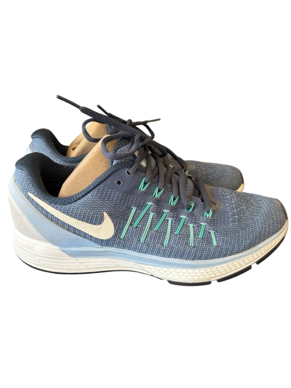 Nike Zoom Odyssey 2‎ Blue White Swoosh Running Shoe Sneaker Size 8.5 - Picture 2 of 10